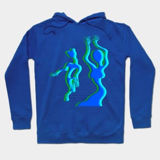 Lazer Guided Melodies (blue) Hoodie